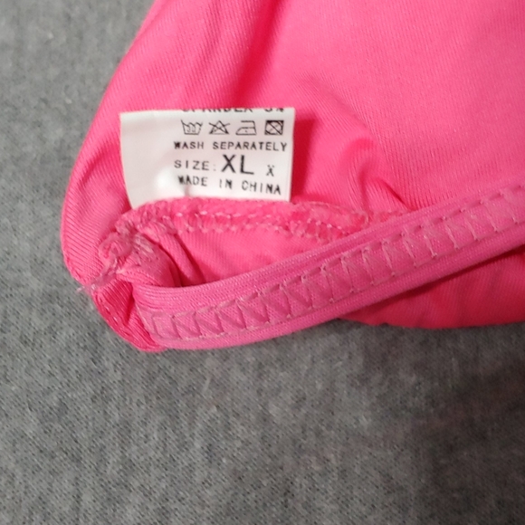 NWOT * Hot Pink Brazilian Strappy Bikini * XL👙😍 - Picture 7 of 7
